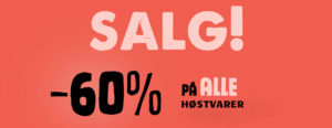 Salg -60%