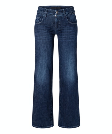 Tess wide leg jeans fra Cambio i mørkeblå vask