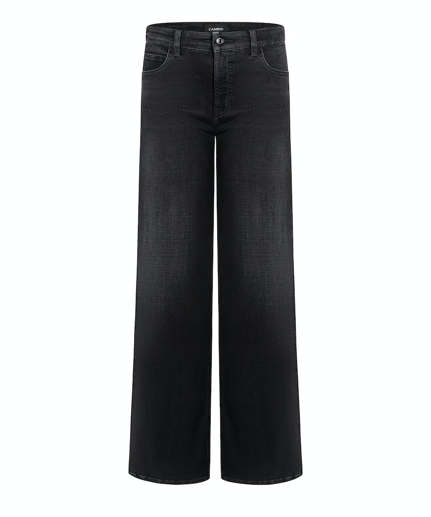 Aimee jeans fra Cambio i mørkegrå vask
