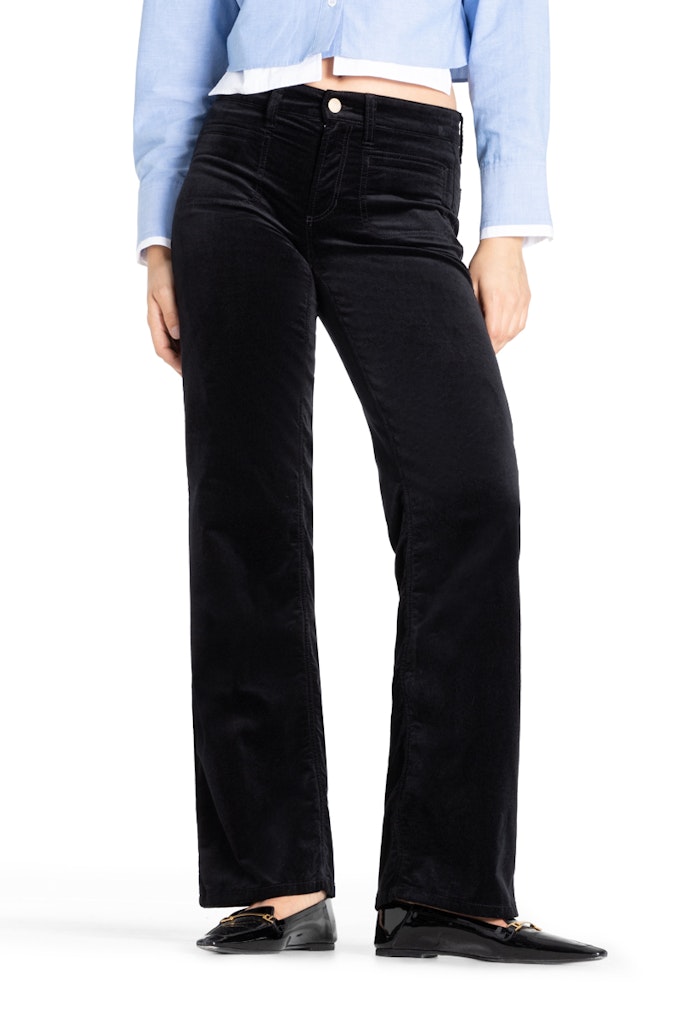 Tess wide leg velur bukse fra Cambio