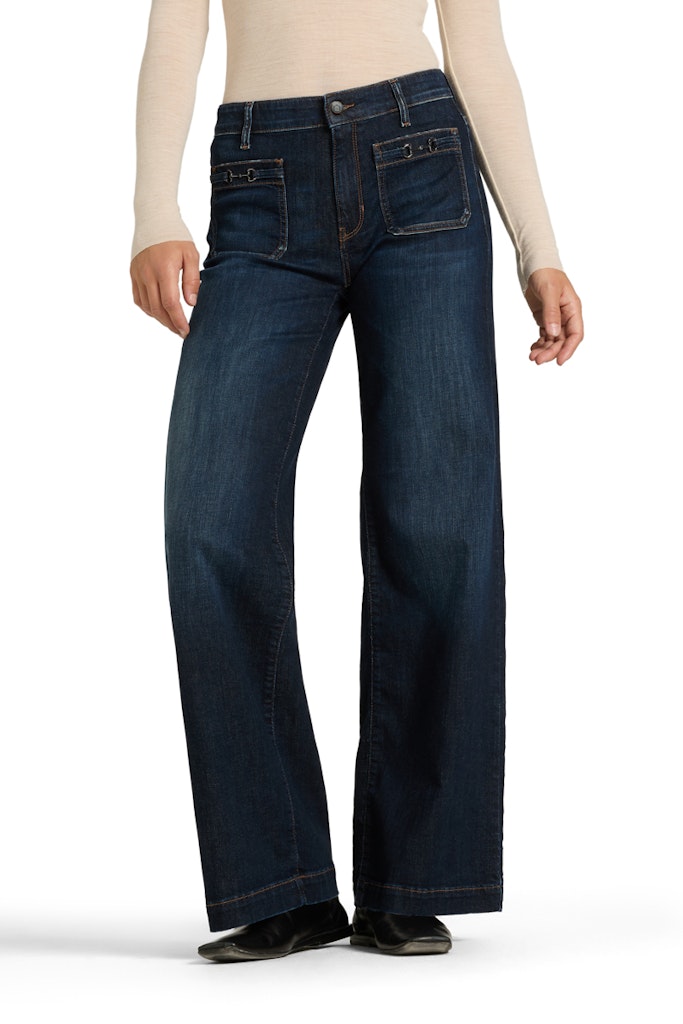 Ada patched pocket jeans fra Cambio